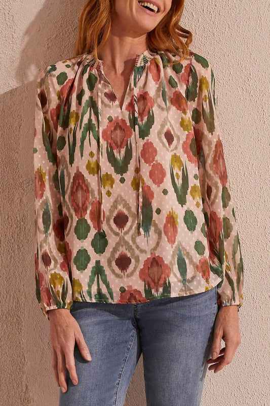 Tribal - Puff Sleeve Blouse