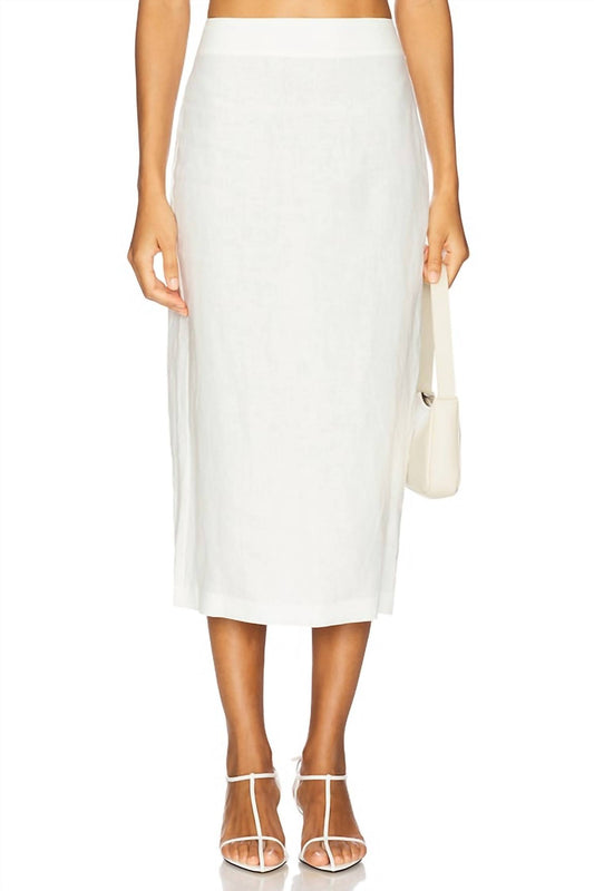 Enza Costa - Linen Pencil Skirt
