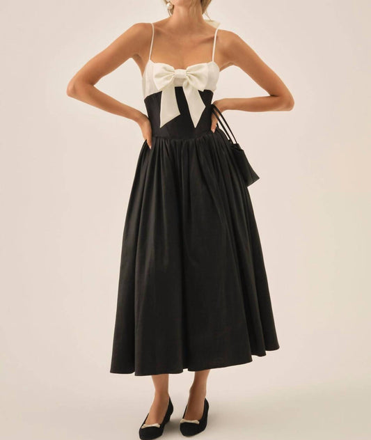 For Love & Lemons - Emalie Taffeta Midi Dress