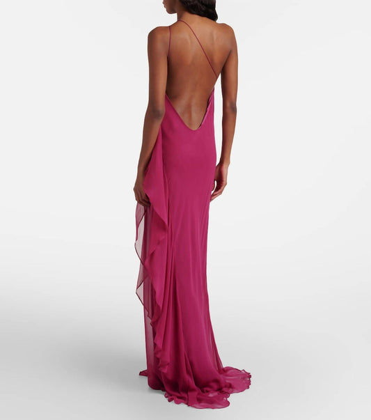 The Sei - One Shoulder Ruffle Gown