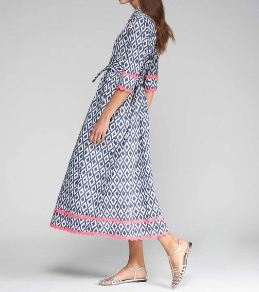 Vilagallo - Brenda Ikat Maxi Dress
