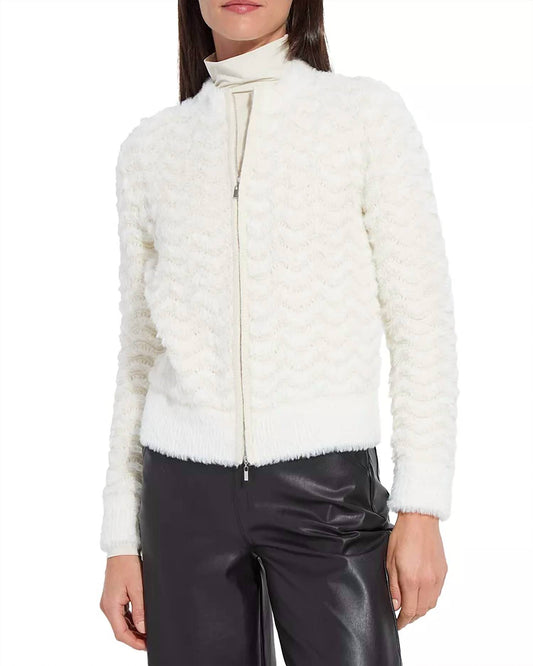Lysse - Ivanna Zip Front Knit Bomber Jacket