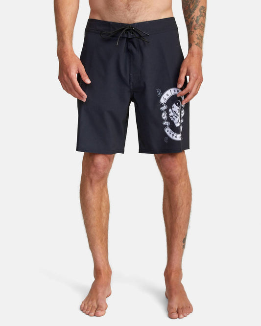 Benj Skull Boardshort 18”