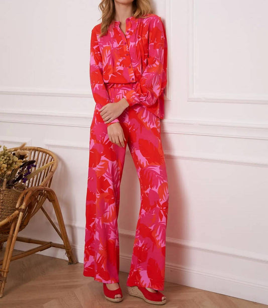 Choklate Paris - Palm Springs Print Palazzo Pants