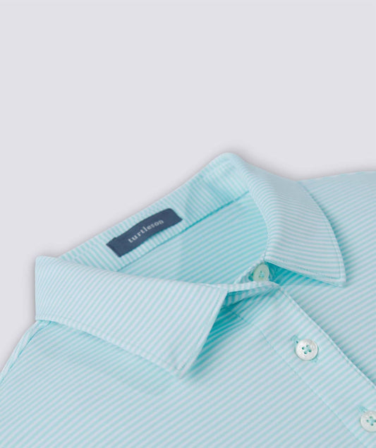 Turtleson - Women's Cara Stripe Performance Sleeveless Polo