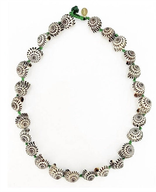 Clare V. - Women's Checker Shell Necklace