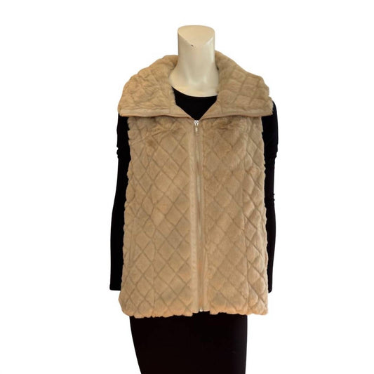 Carmen Marc Valvo - Women's Faux Fur Vest