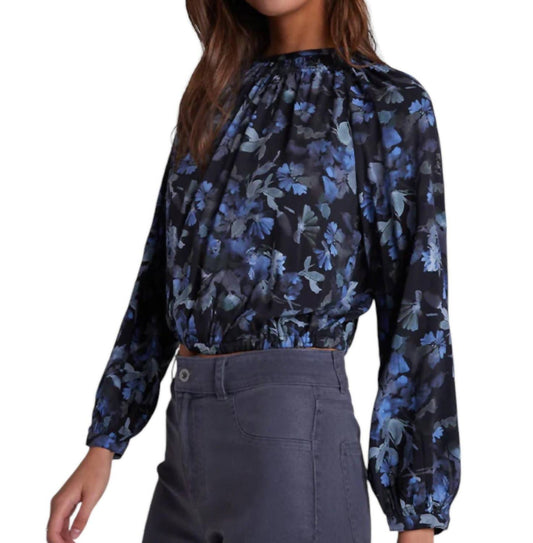 Bella Dahl - Floral Tie Back Smocked Top