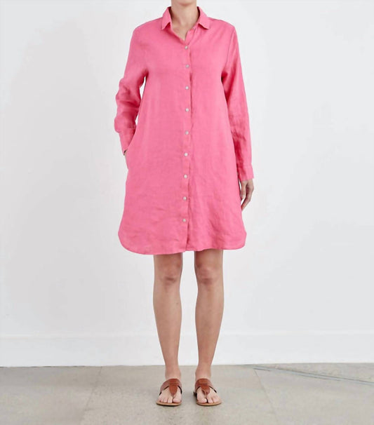 Cut Loose - Hanky Linen Shirt Dress