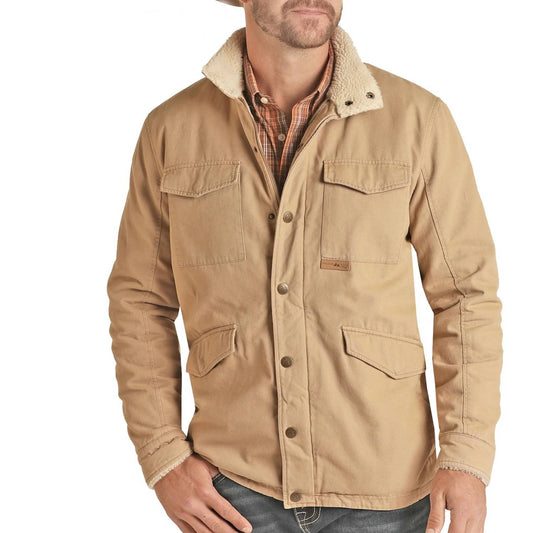 Powder River - Canvas Jacket With Berber Lining - Regular