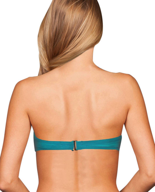 Zali - Center Ruched Bandeau Bikini Top