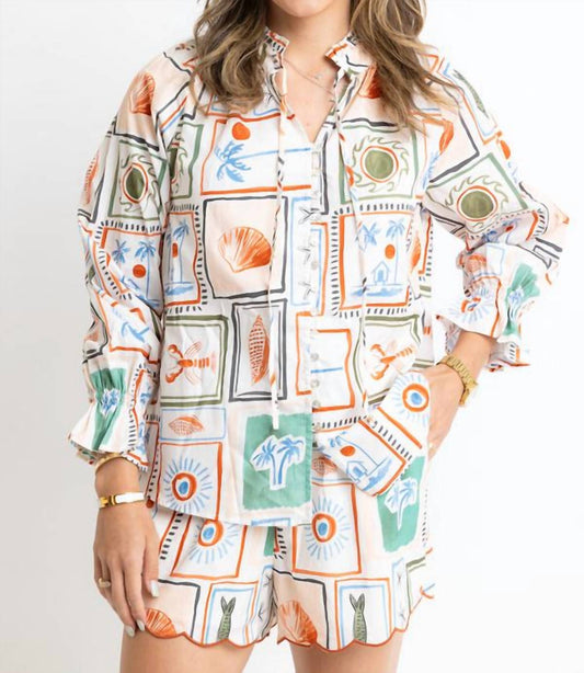 Karlie - Capri Coast Shorts