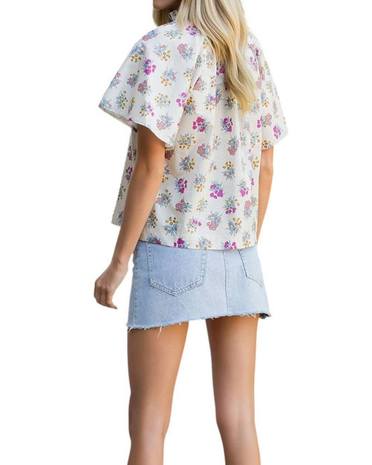 Thml - V-neck Short Sleeve Blouse