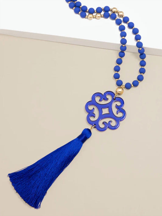 Zenzii - Pendant Tassel Necklace