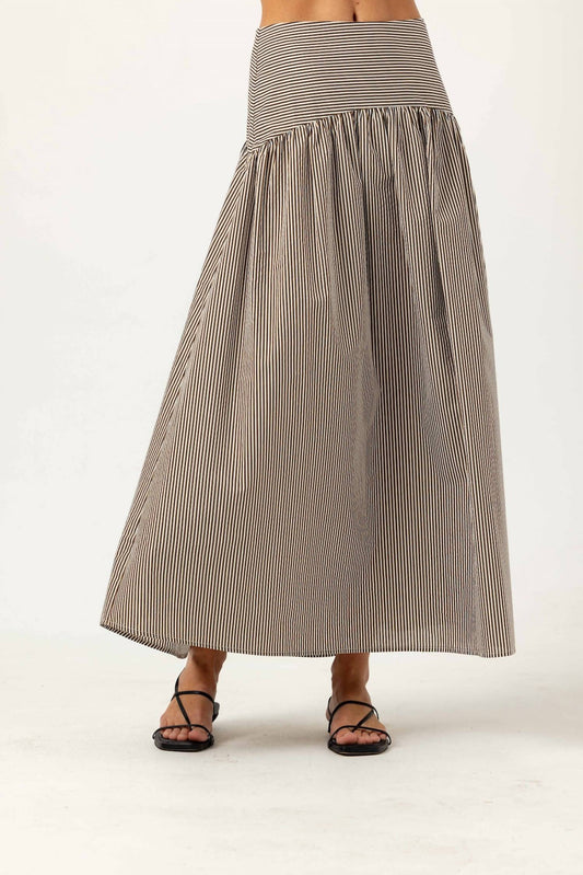 Sundays - Stripe Celeste Skirt