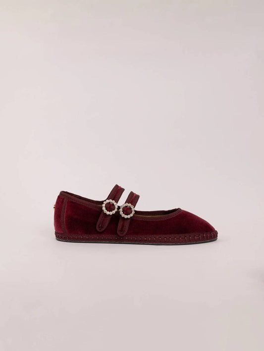 Sveti Stefan - Women’s Double Lace Ballerina Flats