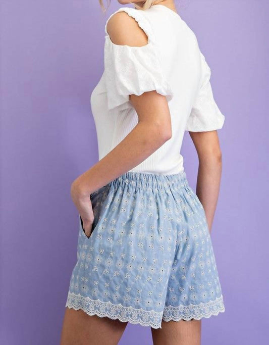 Entro - Eyelet Shorts