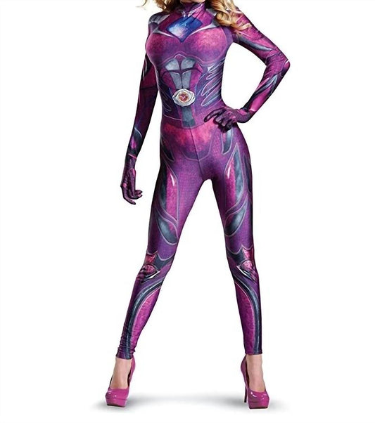 Disguise - WOMEN'S POWER RANGER BODYSUIT COSTUME
