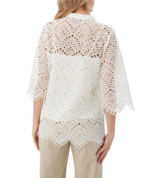 Trina Turk - Martigues Woven Lace Top