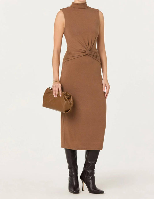 Astr - Riana Turtleneck Twist Front Dress