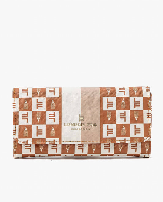 London Fog - Women's Lara Signature Flap Wallet