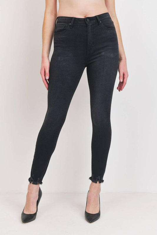 Just Black Denim - High Rise Distressed Jeans