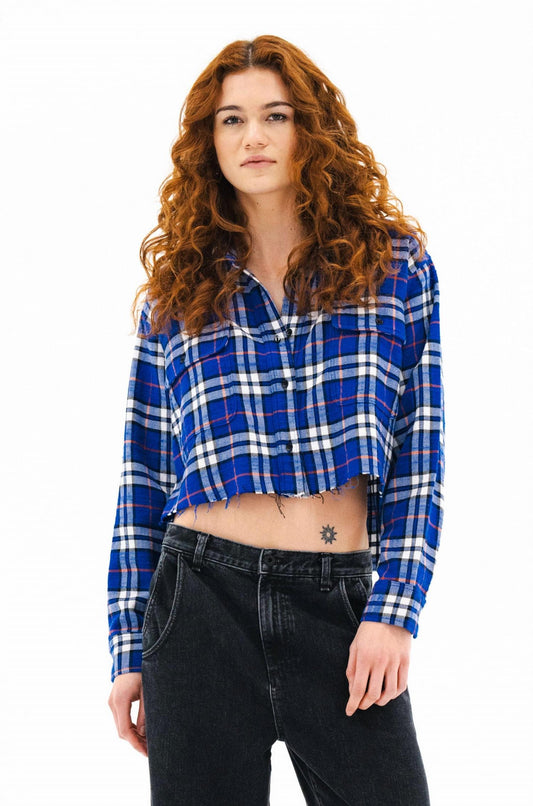 Askk Ny - Crosby Flannel Crop Shirt