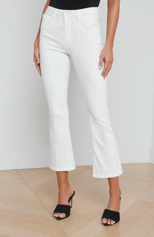 L'Agence - Mira Crop Micro Boot Jean