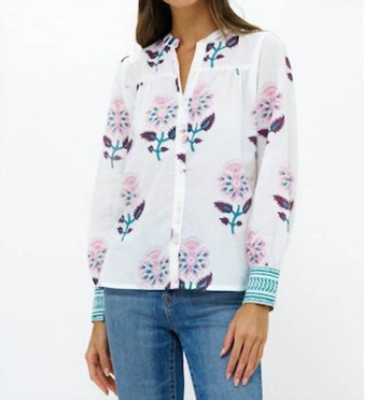 Oliphant - Wide Cuff Blouse Puglia Petal