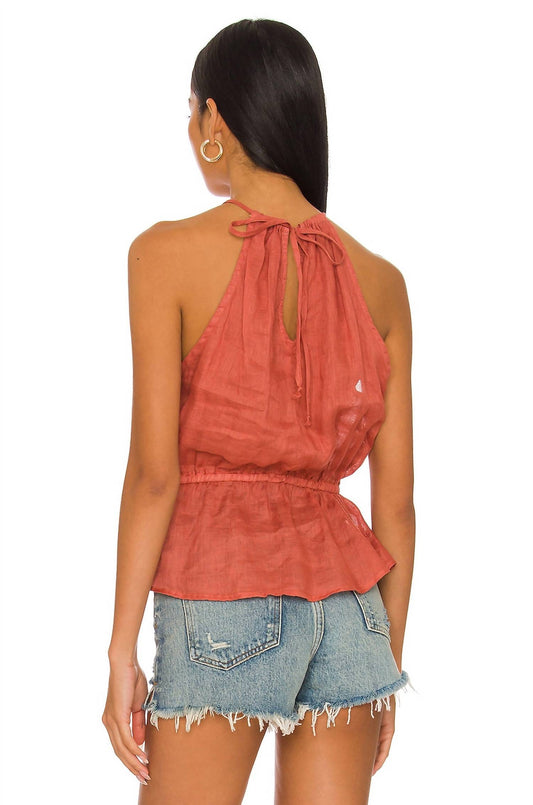 Bella Dahl - Cross Front Halter Top