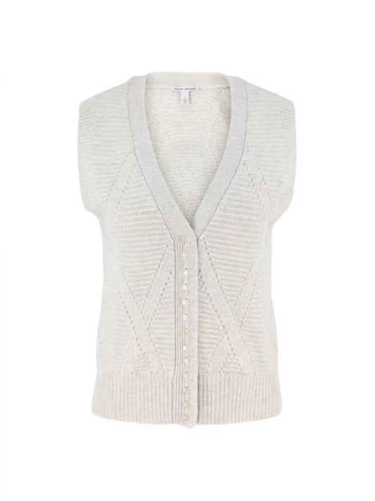 Autumn Cashmere - Diamond Stitch Vest