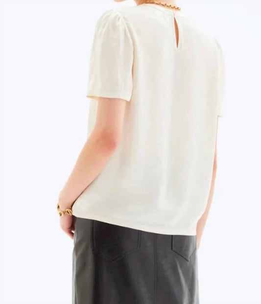 Chrldr - TIGER TIA FLUTTER SLEEVE TOP