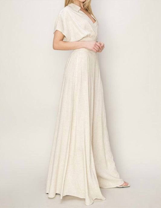 Hyfve - High Waist Woven Wide Leg Pants