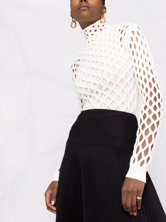 Valentino - Cut-out Knitted Top