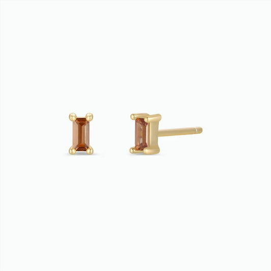 Jaxkelly - Women's Baguette Stud Earrings