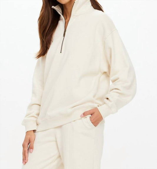 The Upside - Hamilton Wren Half Zip Sweater