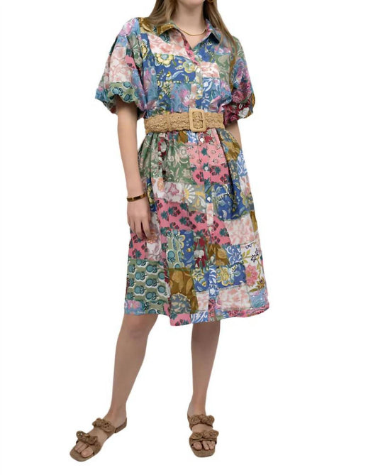 Ivy Jane - Patchwork Shirt Dress
