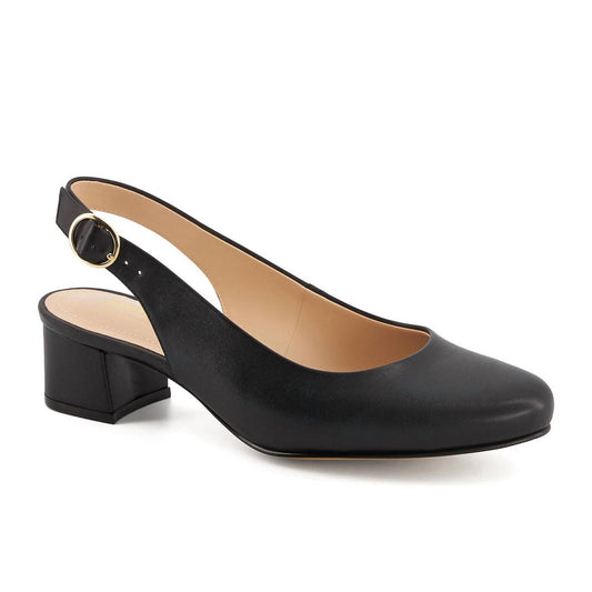 Andrea - Women's Heeled Slingback Flats