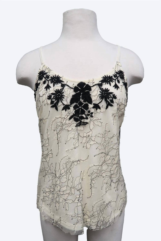 Paparazzi - Embroidered Lace Cami Tank - Lined