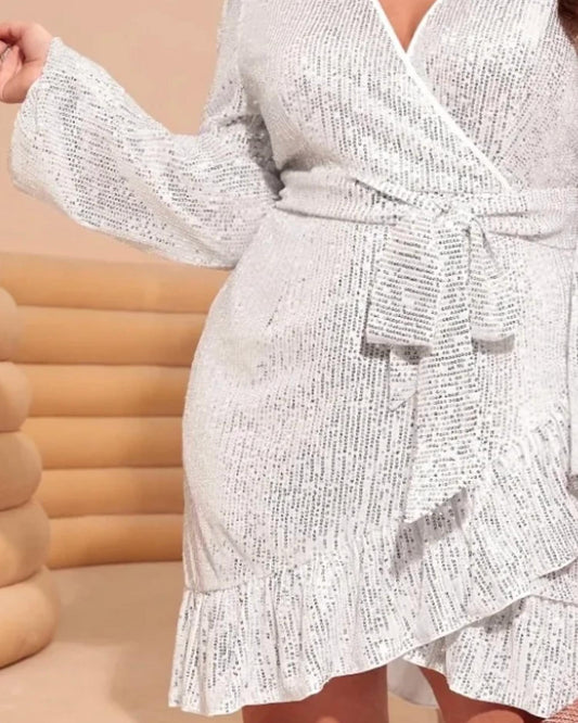 Curve Market - Lola Sequined Dress - Plus