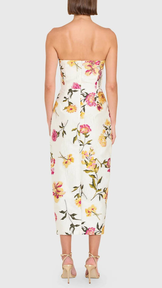 Amanda Uprichard - Ivy Strapless Midi Dress