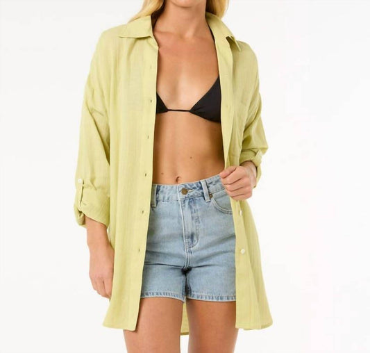 Ripcurl - Women's Premium Linen Button Through Shirt