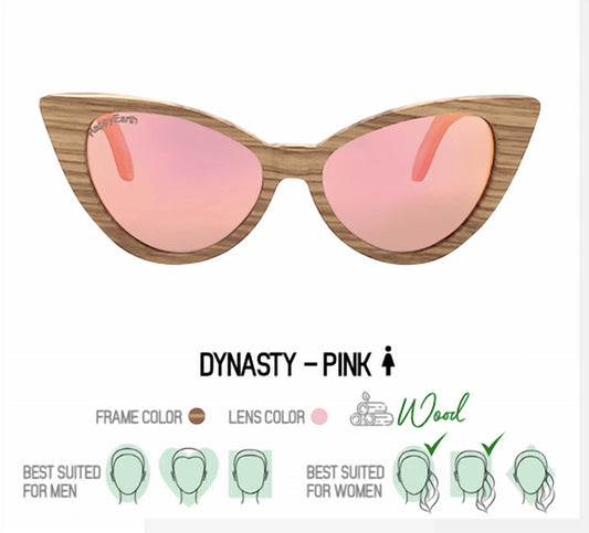 Happy Earth - Women's Dynasty Cat Eye Sunglasses