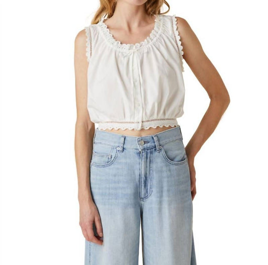 Le Jean - Eyelet Camisole Top