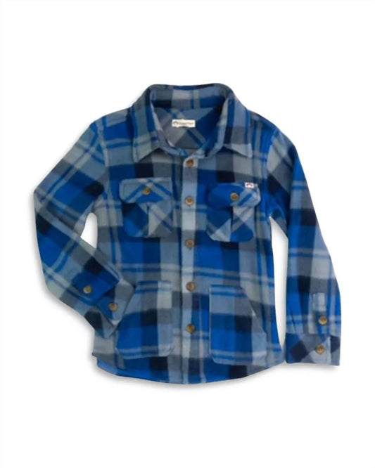 Appaman - Boy's Plaid Snow Fleece Shirt