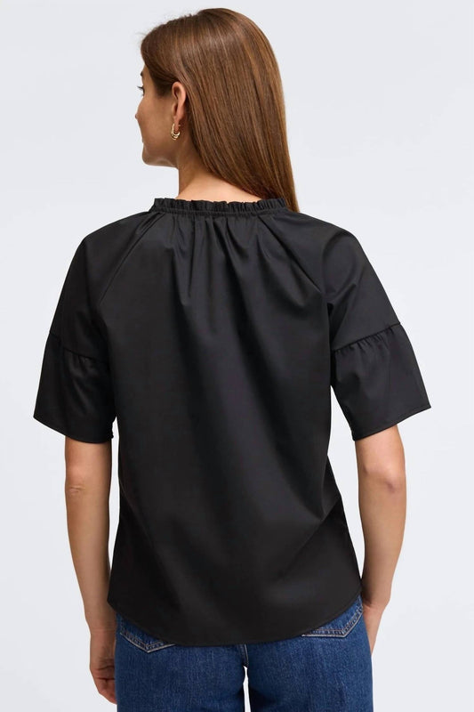 Foxcroft - Vicky No Iron Stretch Elbow Sleeve Popover Shirt