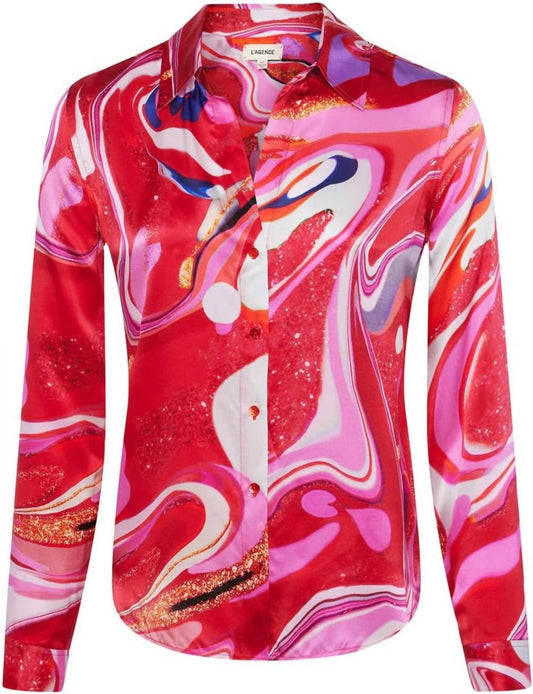 L'Agence - Tyler Long Sleeve Blouse