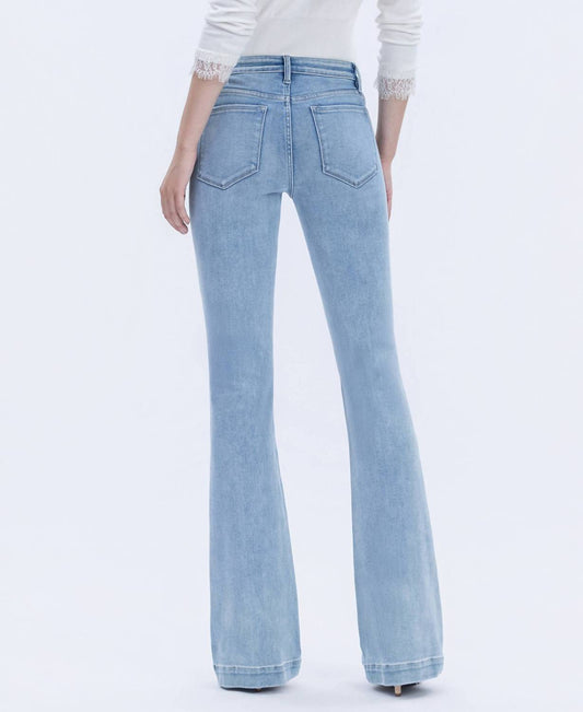 Vervet By Flying Monkey - Miranda Midrise Bootcut Trouser Hem Jean