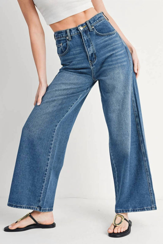 Bluivy - Women's Wide Leg Denim Jeans