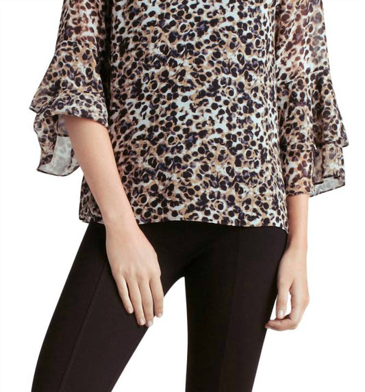 Kensie - Long Sleeve Tie Front Top